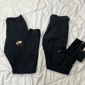 Two pairs of Nike leggings/tights